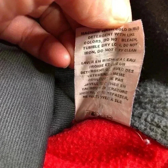 Columbia Red & Grey Fleece Jacket  Size Small - Picture 12 of 15